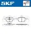 Тормозные колодки (передние) Ford Transit Connect 13- (Teves) Q+ SKF VKBP80329 (фото 2)