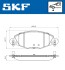 Колодки тормозные (передние) Citroen С5 01- (+датчики)) SKF VKBP80447E (фото 2)