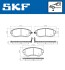 Тормозные колодки (передние) Subaru Forester 02-/Impreza 00-/Legacy 03-14/Outback 03- SKF VKBP80456A (фото 2)