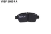Колодки тормозные (передні) Toyota Yaris/Echo 99-05 SKF VKBP80459A (фото 3)