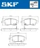Колодки тормозные (передні) Toyota Yaris/Echo 99-05 SKF VKBP80459A (фото 6)
