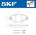 Тормозные колодки (передние) Citroen C5 01- (с датчиком) SKF VKBP80463E (фото 2)