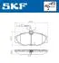 Колодки гальмівні (передні) Citroen Xsara 98-05/Peugeot 306 96-01/406 95-04/607 00-11 (+датчики) SKF VKBP80477E (фото 2)