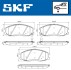 Колодки гальмівні (передні) Hyundai Santa Fe/Trajet 01-08 (Mando) SKF VKBP80511A (фото 6)