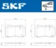 Колодки гальмівні (передні) MB C-class (W203)/E-class (W211)/CLK-class (C209) 98- SKF VKBP80513 (фото 2)