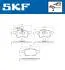 Колодки гальмівні (передні) VW T4 90-03 R15 (з датчиком) (Teves) Q+ SKF VKBP80573E (фото 2)