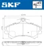Колодки гальмівні (передні) Mitsubishi Carisma 1.6i/1.8 16V/1.9 TD 95-06 SKF VKBP80575A (фото 2)