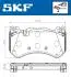 Колодки гальмівні (передні) Audi A6 08-18/A7 13-18 (Brembo) (з датчиком) SKF VKBP80643E (фото 2)