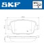 Колодки гальмівні (задні) Ford Focus/Galaxy/Mondeo/S-Max/Kuga 05-15/Volvo S80/V70/XC70 06-16 SKF VKBP90072 (фото 2)