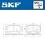 Тормозные колодки (задние) Mitsubishi Outlander/Lancer/Pajero 00- SKF VKBP90222 (фото 2)