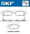 Колодки гальмівні (задні) Honda Jazz III/IV 02- SKF VKBP90381A (фото 2)