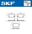 Тормозные колодки (задние) Honda Accord IV/Civic VI/VII/VIII (Akebono) Q+ SKF VKBP90451A (фото 2)