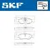 Колодки гальмівні (задні) MB Sprinter 208-216 95-06/VW LT 96-06 (мала) SKF VKBP90485 (фото 2)