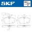 Колодки гальмівні (задні) VW T4 1.8-2.8 90-03 R15 (Lucas) Q+ (з датчиком) SKF VKBP90493E (фото 2)