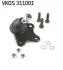 Sworzeс wah. VAG IBIZA IV (6L)/FABIA (6Y2)/FABIA (6Y3)/FABIA (6 SKF VKDS311001 (фото 1)