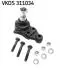 Наконечник кермової тяги VW LT 28, 31, 35 SKF VKDS311034 (фото 1)