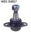 Опора кульова (передня/знизу))) BMW 3 (E90/E91/E92) 05-13/X1 (E84) 09-15 SKF VKDS318517 (фото 1)
