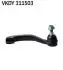 Наконечник тяги рульової (R) VW Crafter 2.0 TDI 16- SKF VKDY311503 (фото 1)