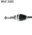 FORD Напіввісь задн. KUGA I 2.0 TDCi 4x4 10-12, VOLVO S60 II (134) D4 AWD 15-18 SKF VKJC 1322 (фото 2)