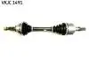 CITROEN Напіввісь передн. ліва JUMPY II (VF7) 2.0 HDi 120 07-16, PEUGEOT EXPERT TEPEE (VF3X) 2.0 HDi 100 11-16 SKF VKJC 1491 (фото 1)