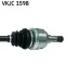 OPEL піввісь VECTRA B 1.7TD 95-96 лів. ABS SKF VKJC 1598 (фото 3)