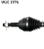 Приводний вал OPEL MERIVA B 1.4/1.4LPG 06.10-03.17 SKF VKJC1976 (фото 2)