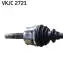 Привідний вал передн Лів 61/649мм ABARTH GRANDE PUNTO, ALFA ROMEO MITO, FIAT GRANDE PUNTO, PUNTO, PUNTO EVO, PUNTO EVO/HATCHBACK, PUNTO/HATCHBACK 1.2-1.4LPG 06.05- SKF VKJC2721 (фото 2)