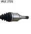 Привідний вал передн Лів 61/649мм ABARTH GRANDE PUNTO, ALFA ROMEO MITO, FIAT GRANDE PUNTO, PUNTO, PUNTO EVO, PUNTO EVO/HATCHBACK, PUNTO/HATCHBACK 1.2-1.4LPG 06.05- SKF VKJC2721 (фото 3)