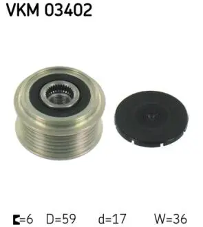 Шкив генератора SKF VKM03402