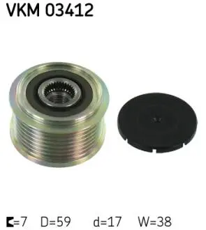 Муфта генератора SKF VKM03412