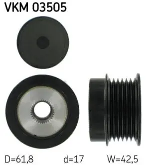 Шкив генератора SKF VKM03505