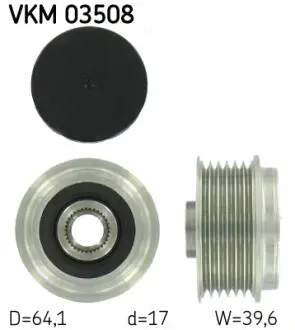 Шкив генератора SKF VKM03508