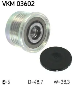 Шкив генератора SKF VKM03602
