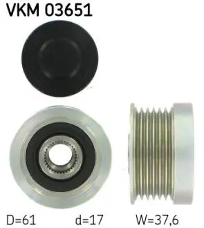 Шків генератора SKF VKM03651