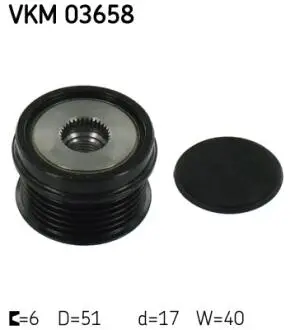 Шкив генератора FORD 1,6 ECOBOOST SKF VKM03658