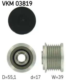 Шкив генератора SKF VKM03819
