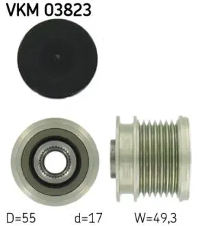 Шкив генератора SKF VKM03823