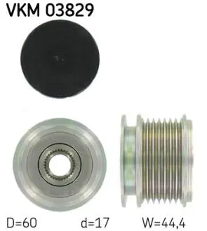 Шкив генератора SKF VKM03829