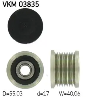 Шкив генератора SKF VKM03835