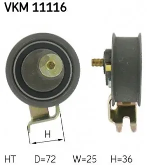 Натягивающий ролик ремня SKF VKM11116
