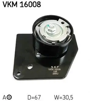 Ролик натяжителя ремня ГРМ SKF VKM16008