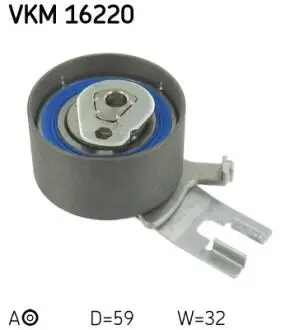 Ролик модуля натяжителя ремня SKF VKM 16220