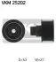 Ролик ГРМ обводной (VKM25202) SKF