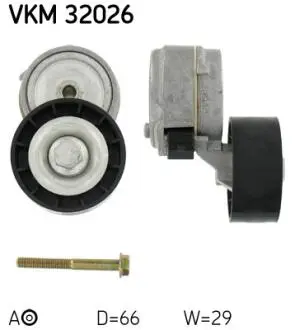 РОЛИК НАТЯЖНЫЙ SKF VKM32026