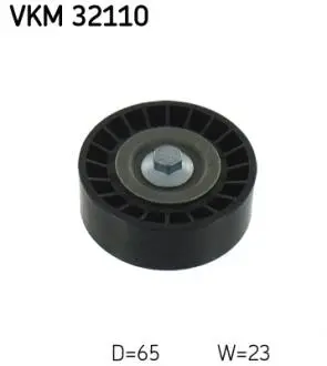 Ролик паразитний FIAT/LANCIA 500/Panda/Punto/Ypsilon "0,9L "09>> SKF VKM32110