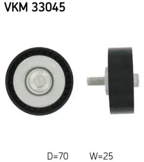 Паразитний / ведучий ролик, поліклиновий ремінь SKF VKM33045