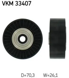 Ролик модуля натяжителя ремня SKF VKM 33407