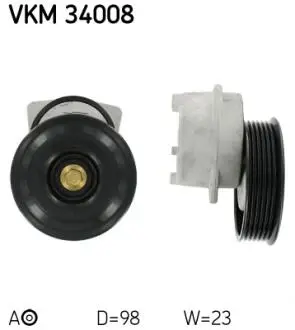 РОЛИК НАТЯЖНЫЙ SKF VKM34008