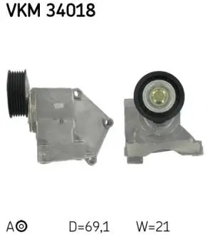 РОЛИК НАТЯЖНЫЙ SKF VKM34018