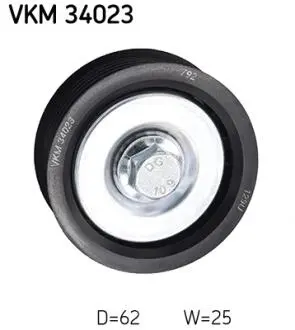 Паразитный/ведущий ролик, поликлиновый ремень SKF VKM34023